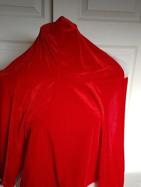 Children's Red Hooded Cape with Plush Trim